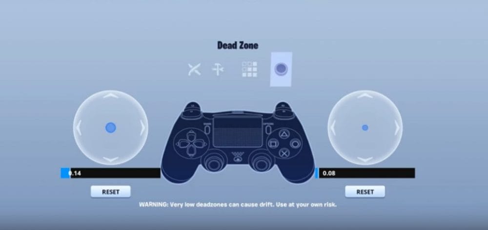 aydan deadzone controller setting