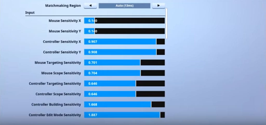 Benjyfishy Fortnite Mouse Settings