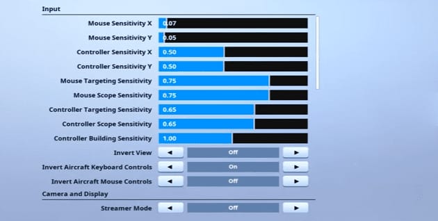 Daequan Fortnite Mouse Settings