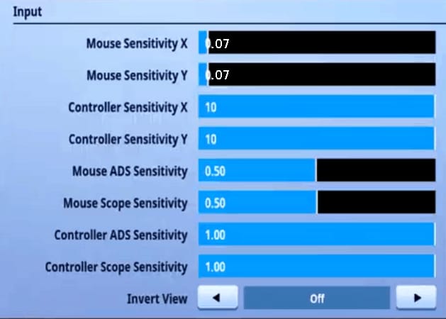 DrLupo Fortnite Mouse Settings