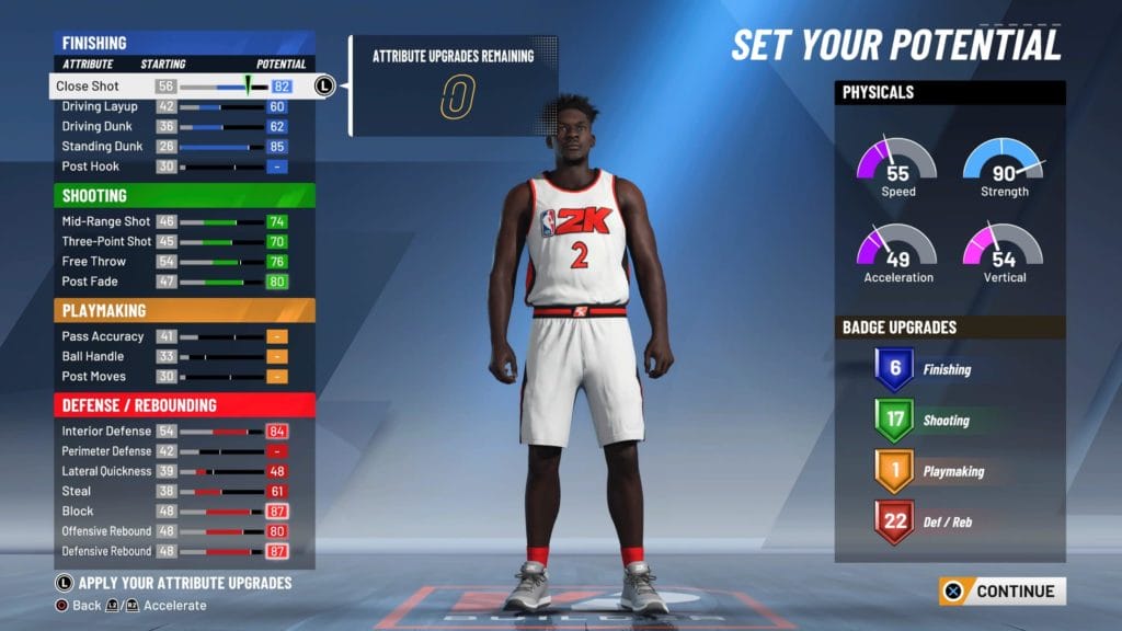 NBA 2k20 center builds