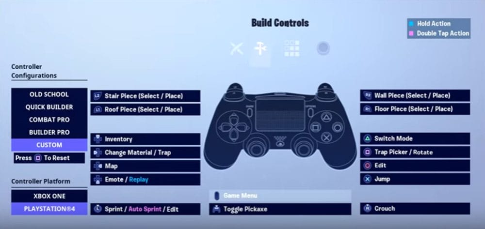 Assault's Build Controls