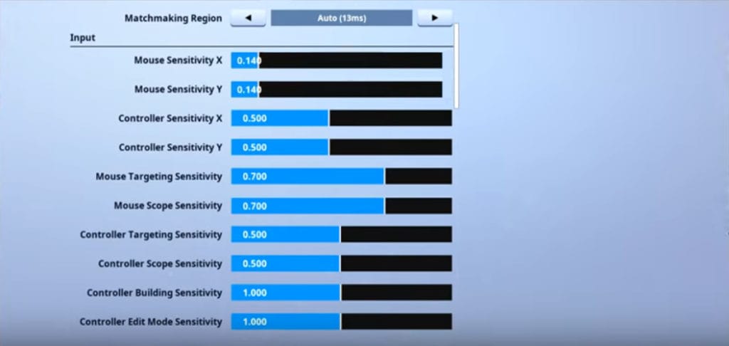 Fiber Fortnite Mouse Settings