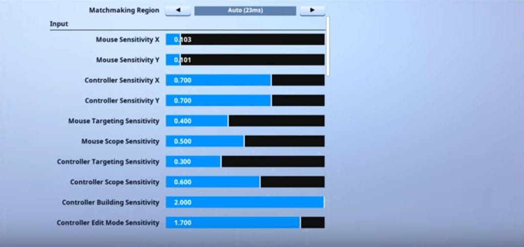 Innocents Controller Sensitivity