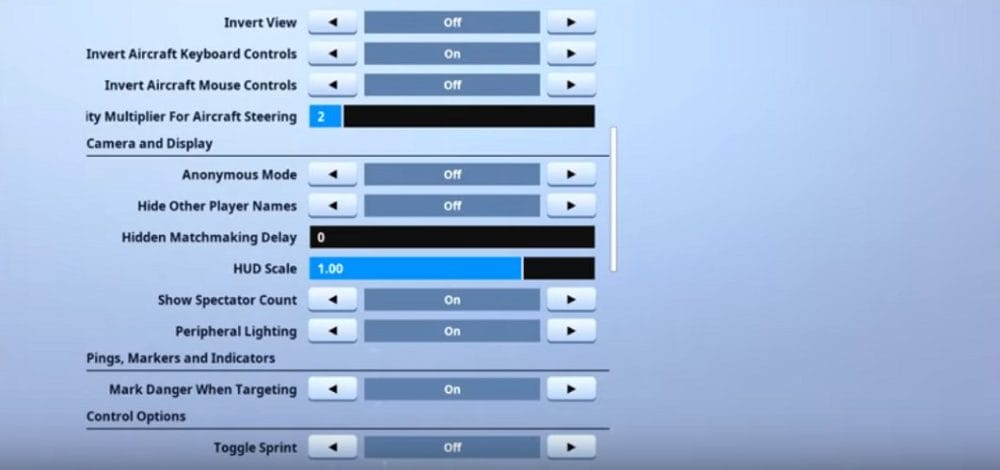 Replays Game Settings