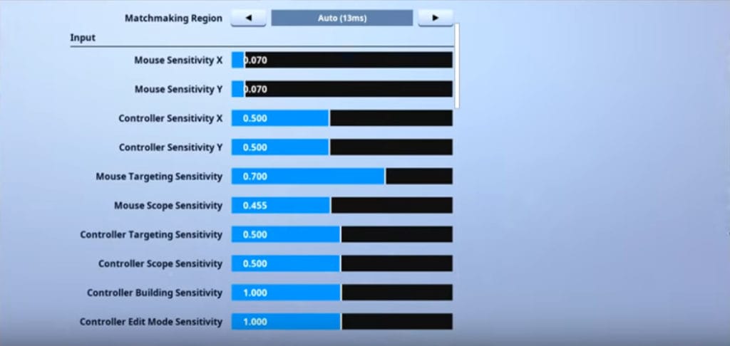 Riversan Fortnite Mouse Settings