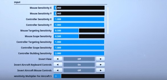 Saf Fortnite Mouse Settings