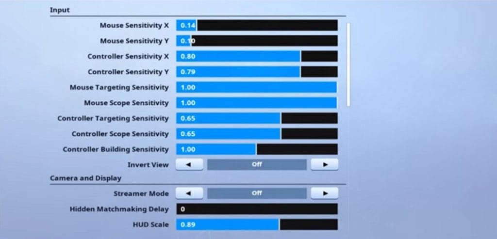 Gorb Fortnite Mouse Settings