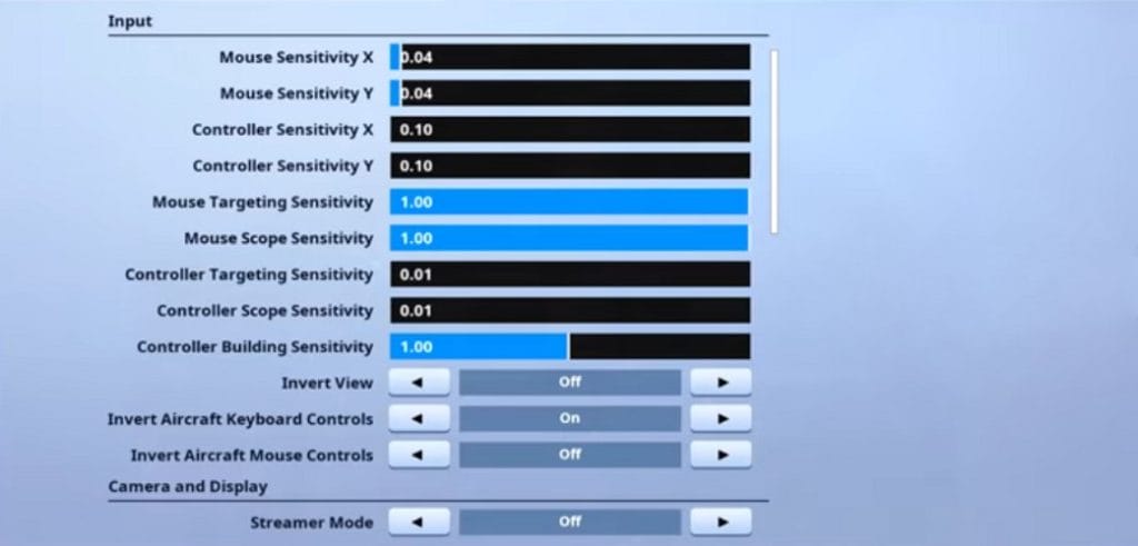 Snood Fortnite Mouse Settings