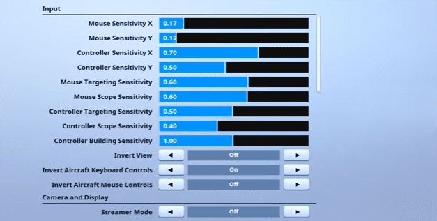 Vivid Fortnite Mouse Settings