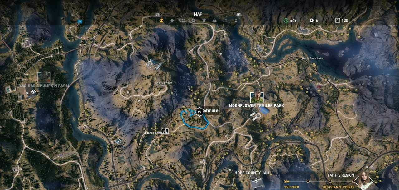 far cry 5 shrines location