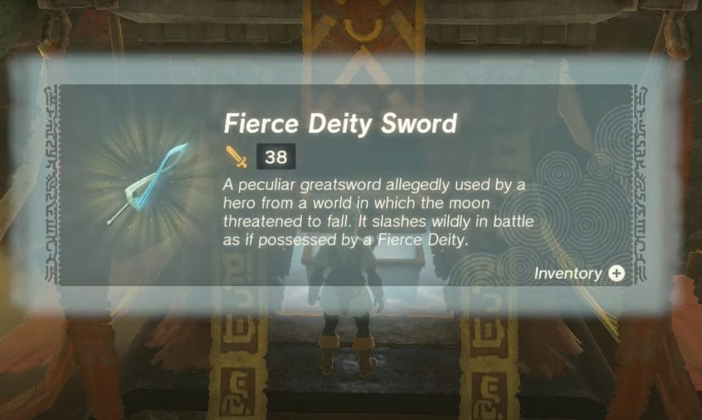 fierce deity sword in totk